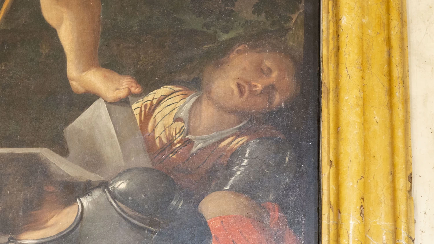 Il Romanino-350-Chiesa di san Giorgio, Capriolo, Brescia -Resurrezione di Cristo - dettaglio 4